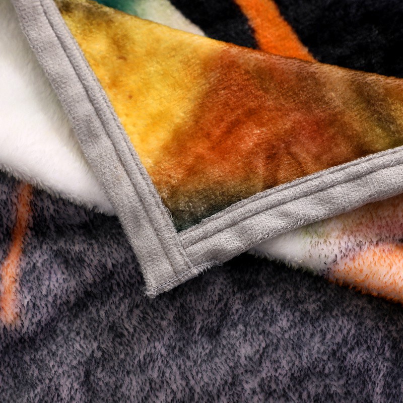 Chăn Đơn / Đôi Vải Flannel In Hoạt Hình Naruto Kiểu Nhật Bản Dễ Thương