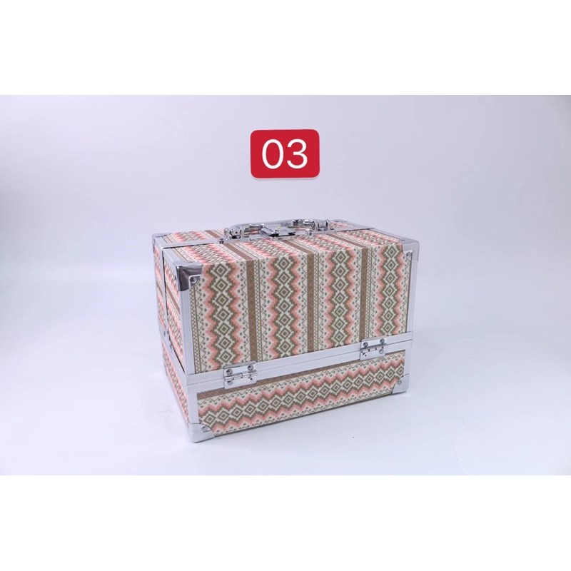 cốp đựng đồ trang điểm mi nail phun xăm nhiều màu