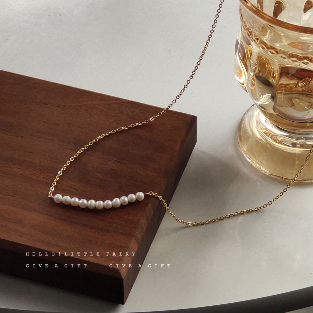 Dây Chuyền Nữ Bạc 925 Chuỗi Hạt Châu ERASHOP 079982 - Style Vintage, Sang Trọng, Phụ Kiện Trang Sức Rẻ Đẹp