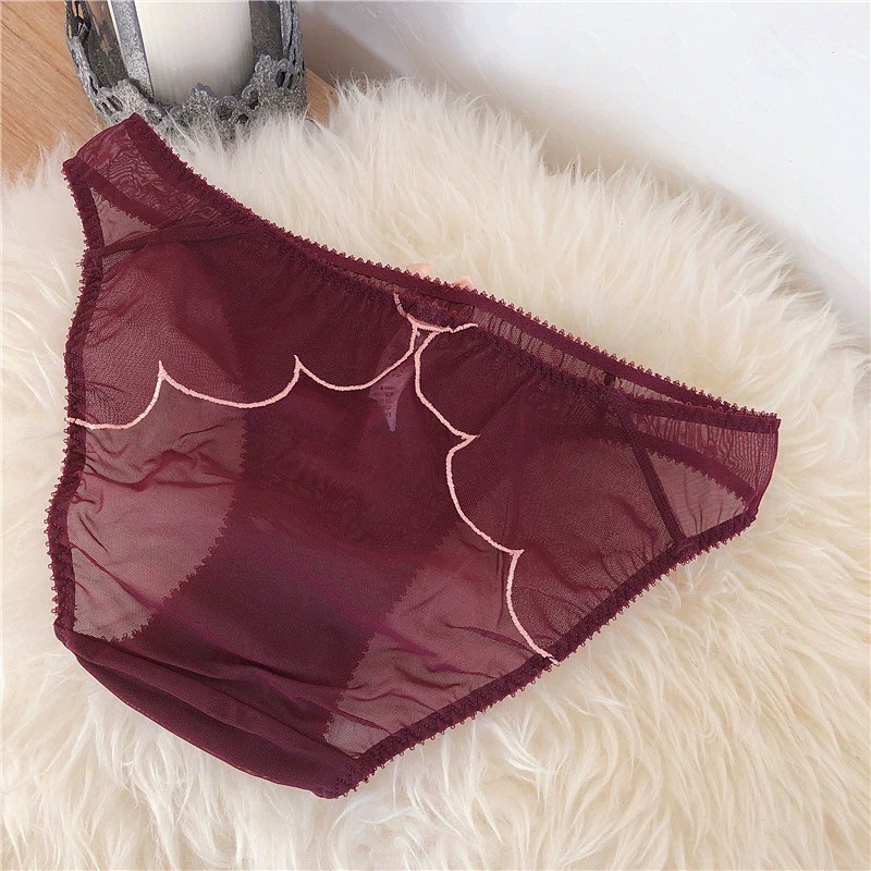 Bộ Đồ Lót Ren Lưới Venice Tulip Siêu Mỏng Có Gọng Không Đệm S140 | BigBuy360 - bigbuy360.vn