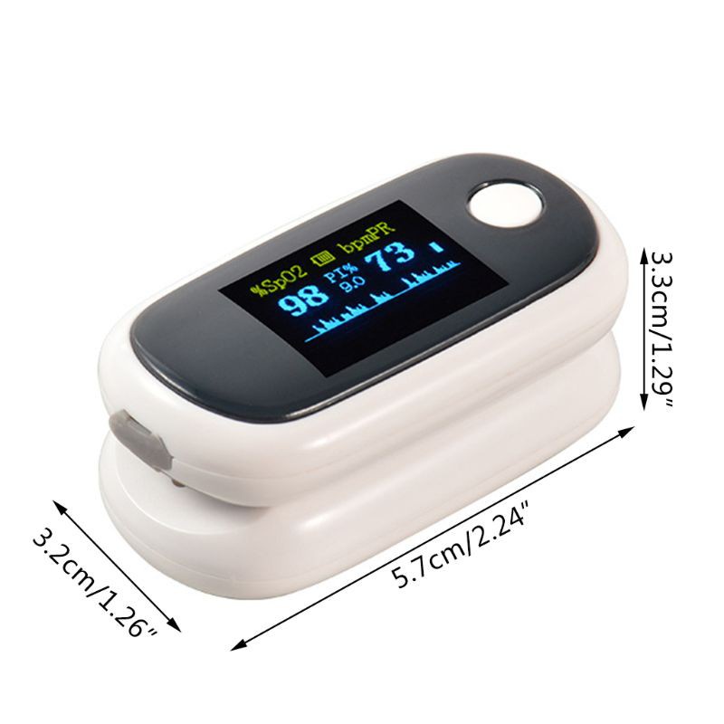 btsg Rechargeable USB Finger Clip Fingertip Pulse Oximeter Heart Rate PI SpO2 Monitor