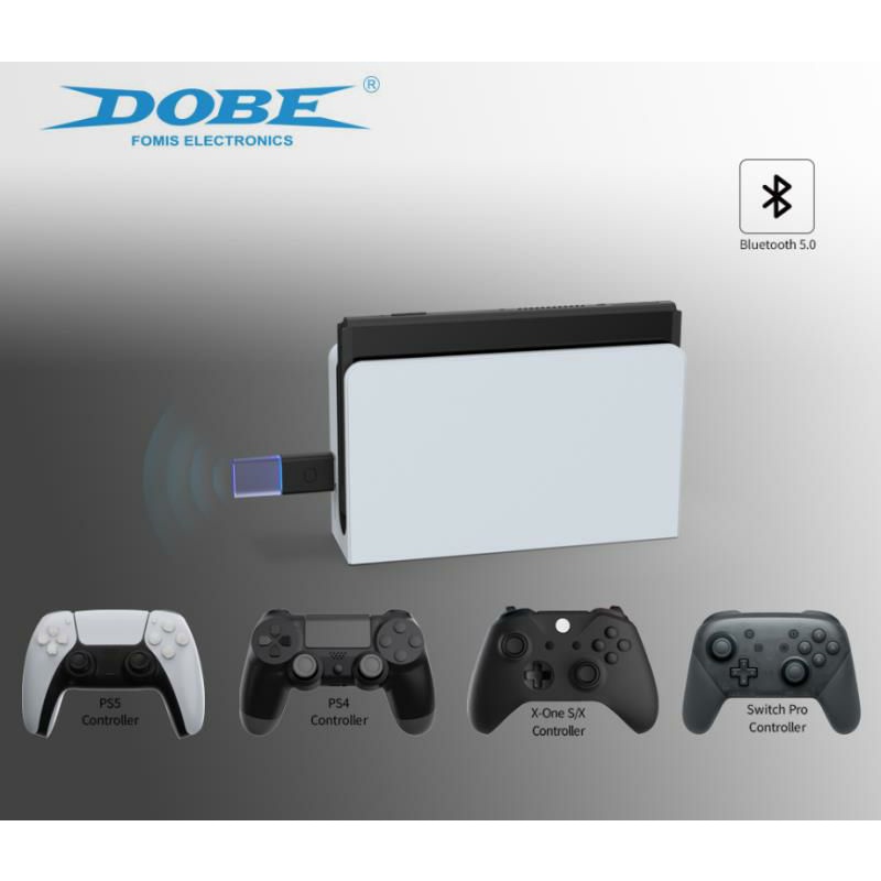 Usb wireless cho nintendo switch , PS5, PC dùng tay ps4 Ps4 Xbox One usb bluetooth Dobe cho Switch Oled v1 v2