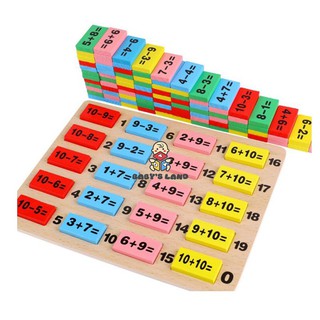 Đồ chơi toán domino 110 miếng, domino ghép hình