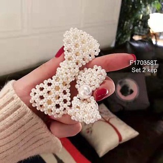sét 2 kẹp tóc hàn quốc hót hít