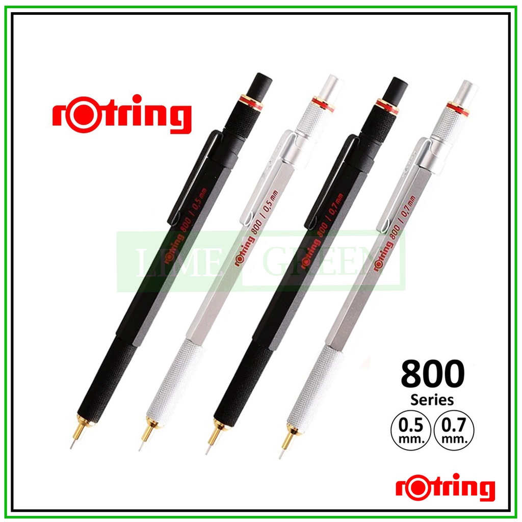 Bút chì cơ học cao cấp CHÍNH HÃNG Rotring 800 Mechanical Pencil 0.5mm/0.7mm