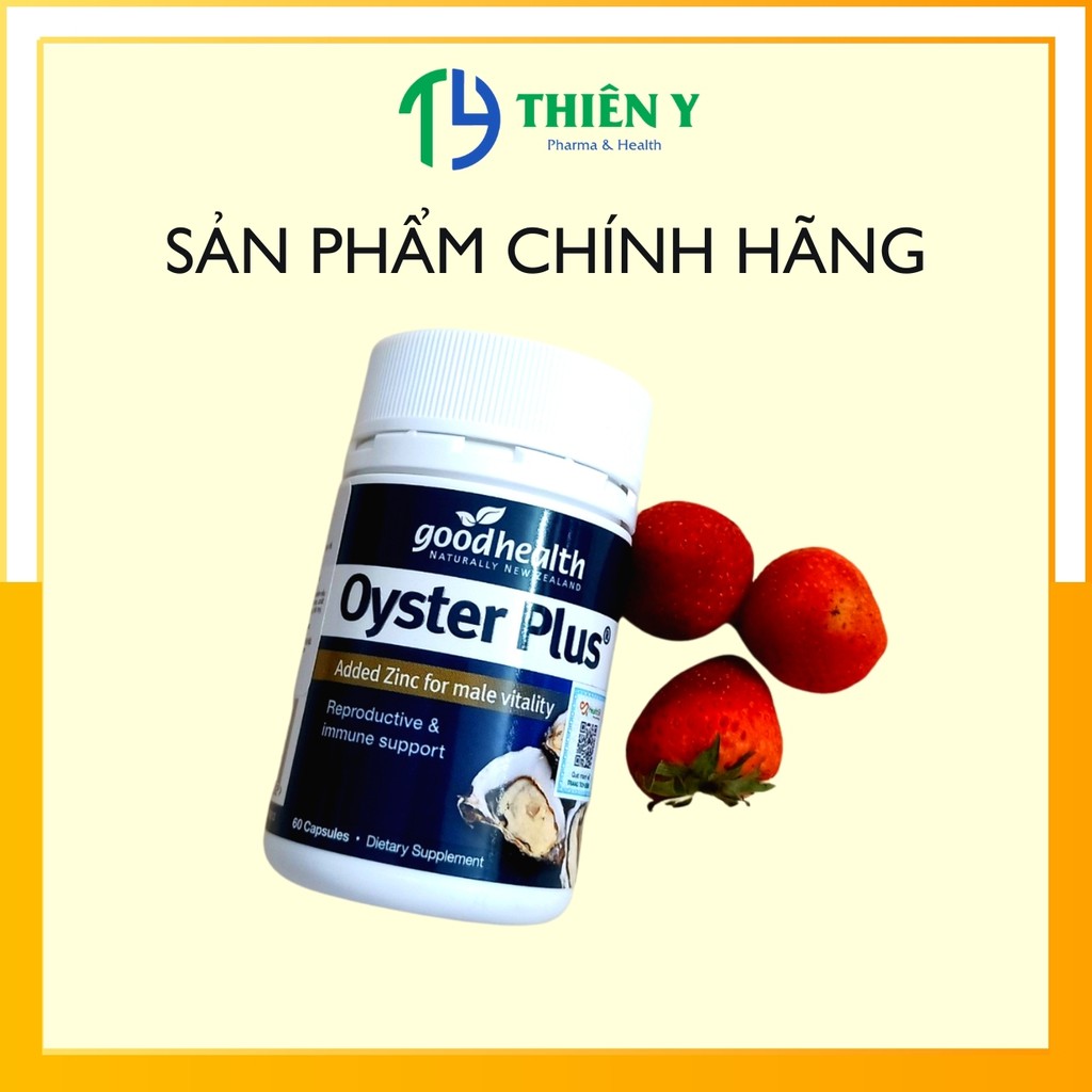 Tinh Chất Hàu Oyster Plus Goodhealth, Tăng Cường Sinh Lý Nam, Hộp 60 Viên, Nhập Khẩu Chính Hãng - Thiên Y Pharmacy | BigBuy360 - bigbuy360.vn