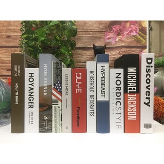 (Set 5 cuốn) Sách giả trang trí- Mô hình sách trang trí decor, chụp ảnh A247