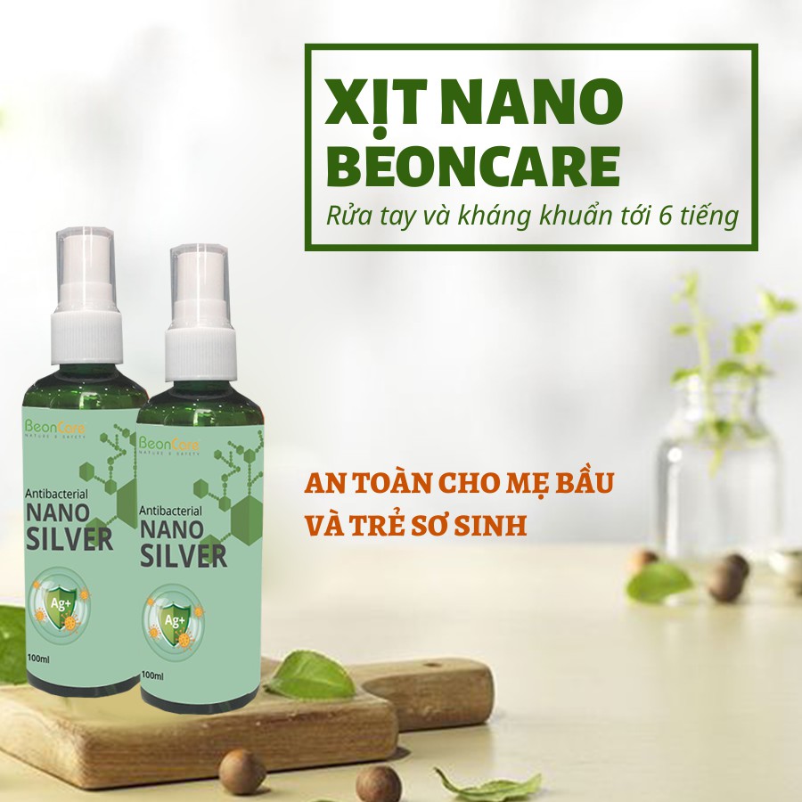 XỊT NANO BẠC KHỬ TRÙNG CAO CẤP BEONCARE - KHỬ TRÙNG CÁ NHÂN VÀ ĐỒ ĐẠC