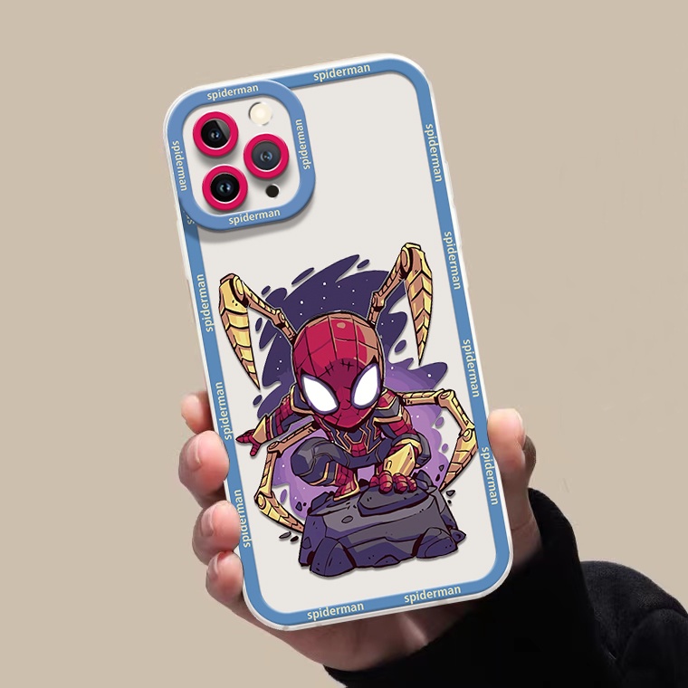 Ốp Điện Thoại Silicon TPU Mềm Trong Suốt Họa Tiết Hoạt Hình Cho IPhone 14 13 12 11 Pro MAX Mini 6S 7 8 Plus X XS XR