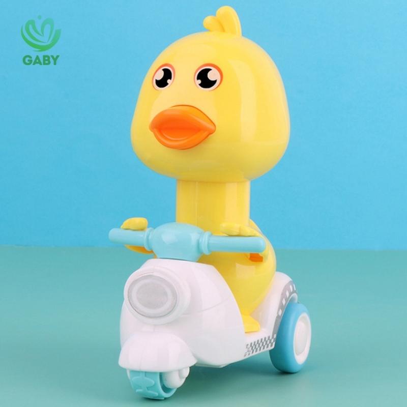 Đồ chơi con vịt lái xe Vespa ngộ nghĩnh cho bé GABY vịt đi xe máy đáng yêu, chạy nhanh, bền, không cần pin