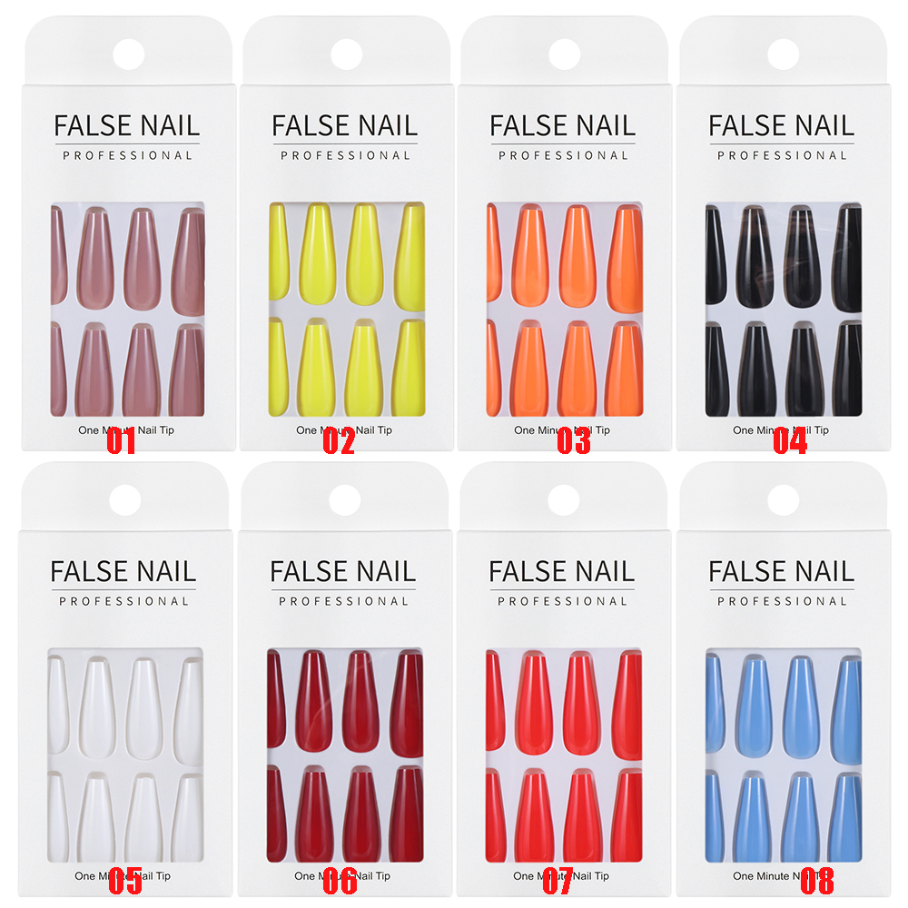 (Hàng Mới Về) Bộ 20 Móng Tay Giả Thời Trang Cho Nữ