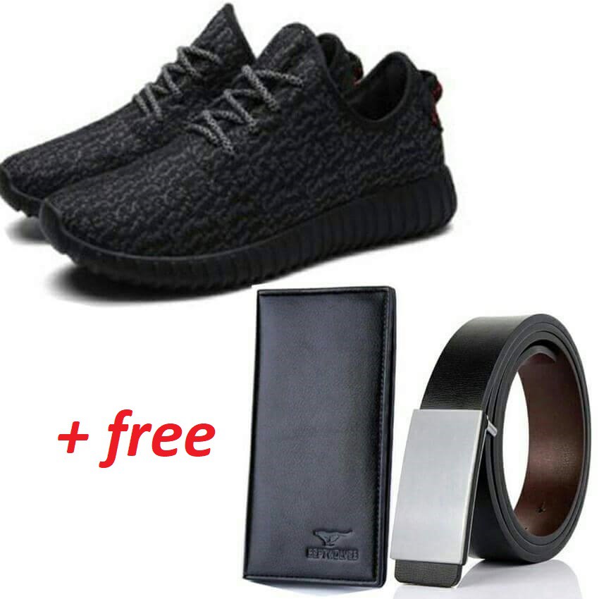 Giày Thể Thao Nam giày Sneaker Trẻ Trung Năng Động Đế Cao Su Êm Ái (TẶNG KÈM DÂY NỊT DA VÀ VÍ CẦM TAY))