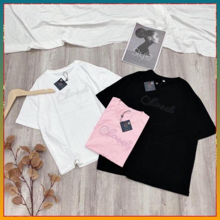 [FREE SHIP] Áo Phông Nữ, Áo Thun Nữ Chữ Thêu Chất Cotton Hàng QC Siêu Mát | BigBuy360 - bigbuy360.vn