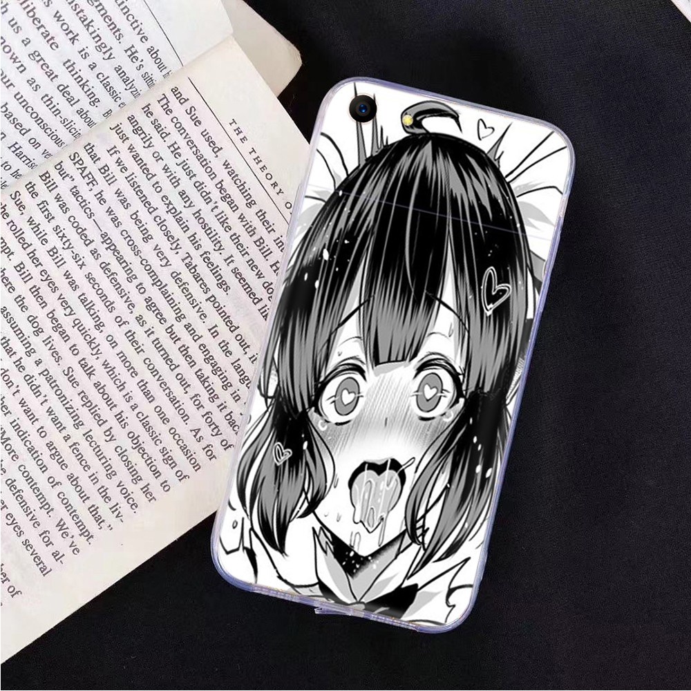 Ốp Điện Thoại Trong Suốt In Hình Anime Ahegao Cho Xiaomi Redmi Note 9 9a 9c 9t 9s S2 Go Pro Max Blackshark 2 3