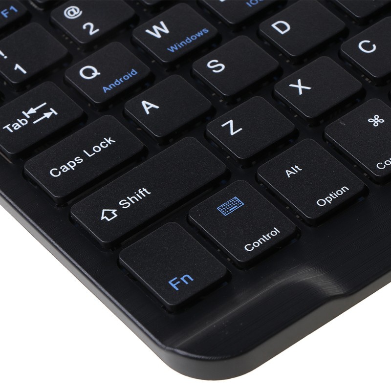 (Hàng Mới Về) Bàn Phím Bluetooth Không Dây 17.78 / 22.86 / 25.4 cm Gọn Nhẹ Có Thể Sạc Lại Cho Laptop / Máy Tính Bảng