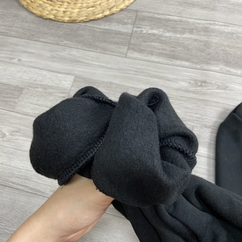 Áo Nỉ Mũ Hoodie Màu Đen Form 35-48kg