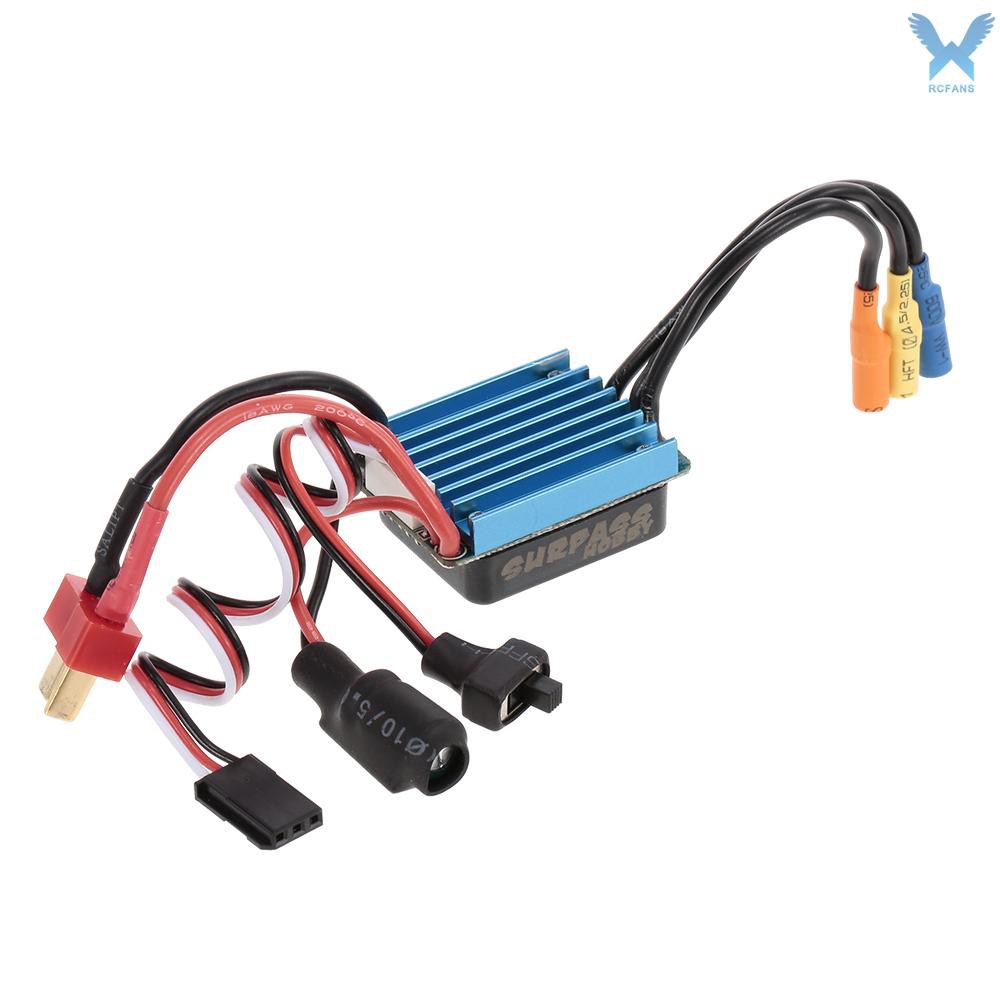 Động Cơ Không Chổi Than Không Cảm Biến 2435 4500kv 25a Esc Cho Xe Điều Khiển 1 / 18 1 / 16