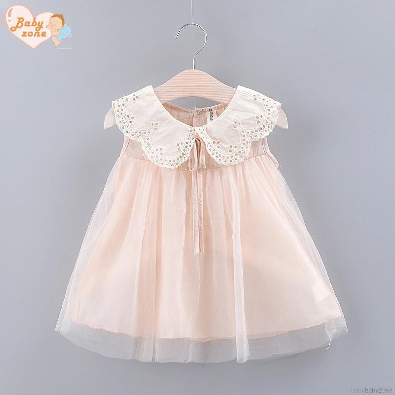 Đầm lưới sát nách xinh xắn dành cho bé gái