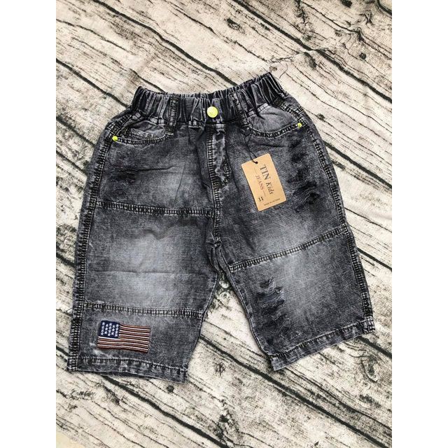 Quần short jeans cá tinh (Size 19-35kg)
