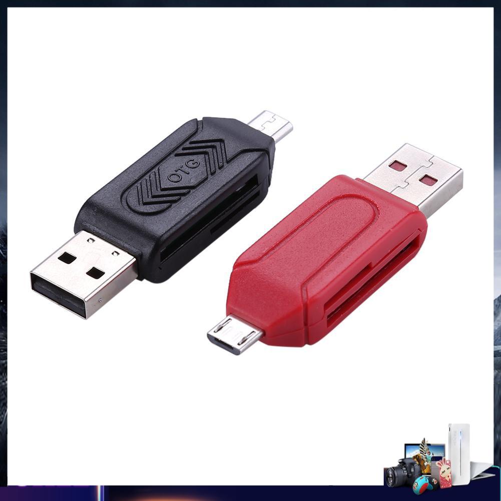 Bộ điều hợp đọc thẻ USB2.0 OTG TF/SD 2 trong 1 đa năng