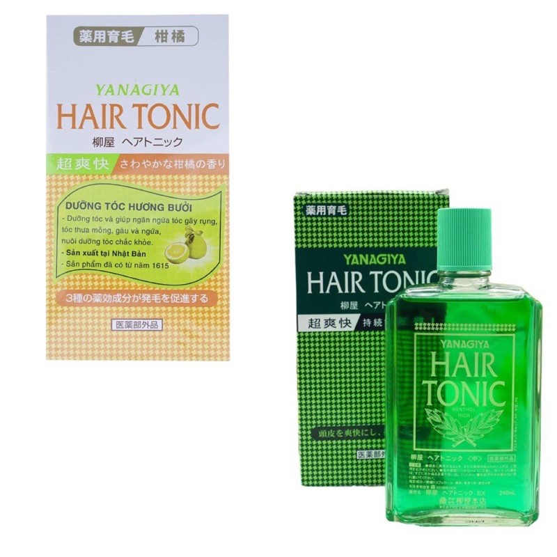 Tinh Dầu Nuôi Dưỡng,Ngừa Rụng, Mọc Tóc Yanagiya Hair Tonic 240ml (Nhật Bản)