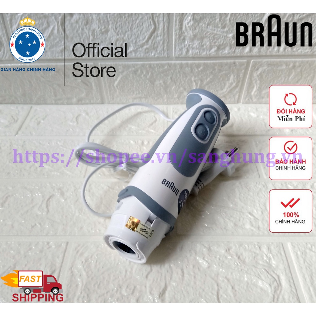Phụ kiện máy xay cầm tay Braun - Motor 750W 1000W MultiQuick 5 Vario
