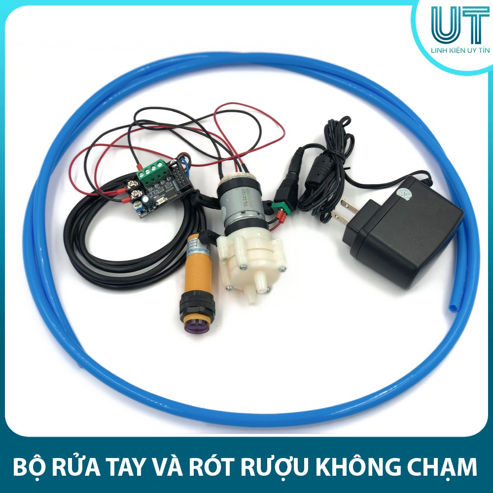 Bộ linh kiện chế máy RỬA TAY và RÓT RƯỢU tự động không chạm