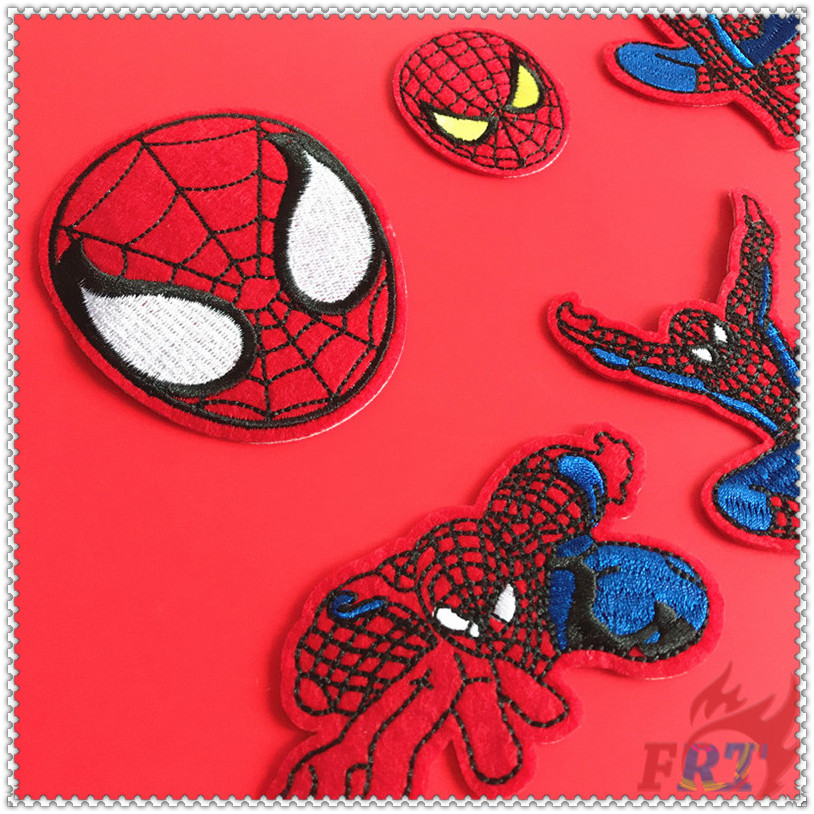 Miếng dán ủi thêu hình người nhện series 03 độc đáo