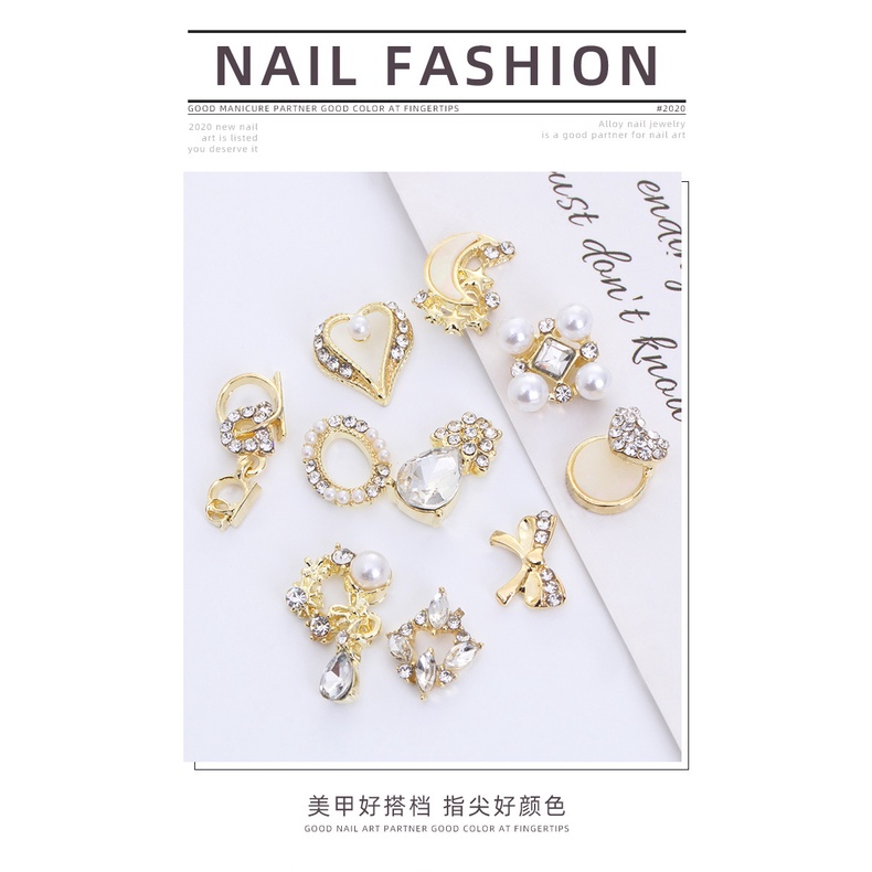 (MớI) Hạt NgọC Trai ĐíNh Trang Trí MóNg