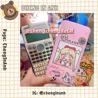 Miếng decal dán máy tính bỏ túi vinacal/casio