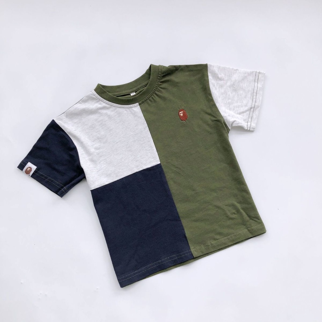 Áo Thun 100% Cotton Tay Ngắn Phong Cách Hàn Quốc Thời Trang Mùa Hè Hàng Mới 2022 Dành Cho Bé Trai