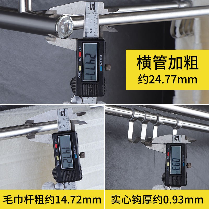 Giá treo nhà vệ sinh phòng tắm bằng thép không gỉ khăn tường trang điểm miễn phí đục lỗ, lỗ | BigBuy360 - bigbuy360.vn