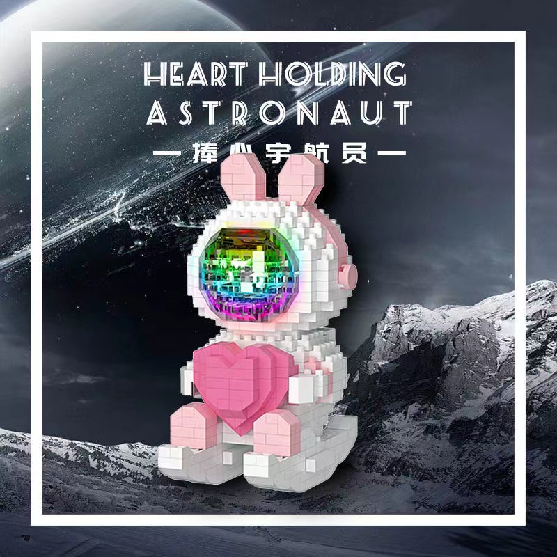 Đồ Chơi Lắp Ráp Phi Hành Gia Mini Cho Bé 3-6 Tuổi