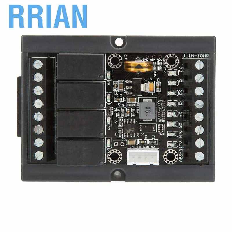 Rrian Qianmei PLC Industrial Control Board FX1N-10MR Programmable Relay Delay Module with Shell