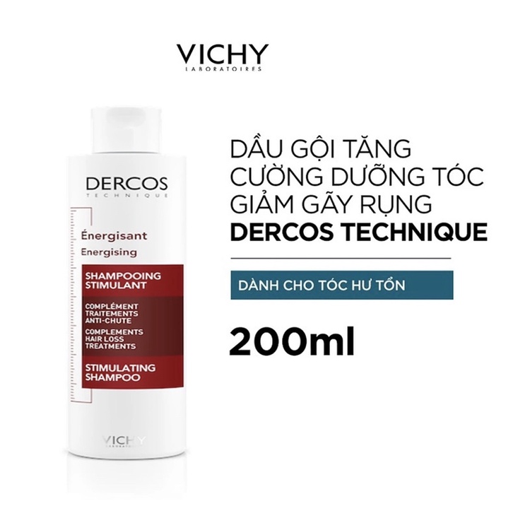 DẦU GỘI VICHY ĐỎ TĂNG CƯỜNG DƯỠNG TÓC, GIẢM RỤNG TÓC 200ML