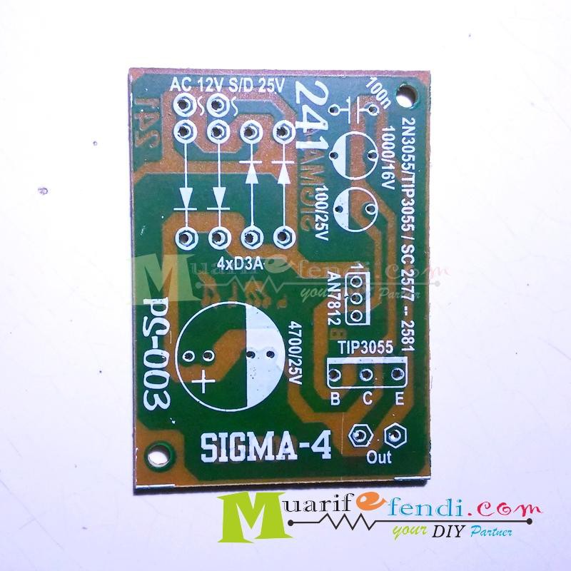 Bảng Mạch Pcb Ổn Định Điện Áp Ct Ic Reg 78 Và Đầu Tăng Cường Dòng Điện 3055