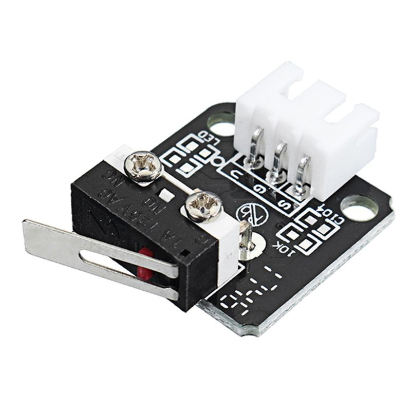 VIVI   5Pcs 3D Printer Accessories X/Y/Z Axis End Stop Limit Switch 3Pin N/O N/C Control Easy to Use Micro Switch for CR-10 Series Ender-3