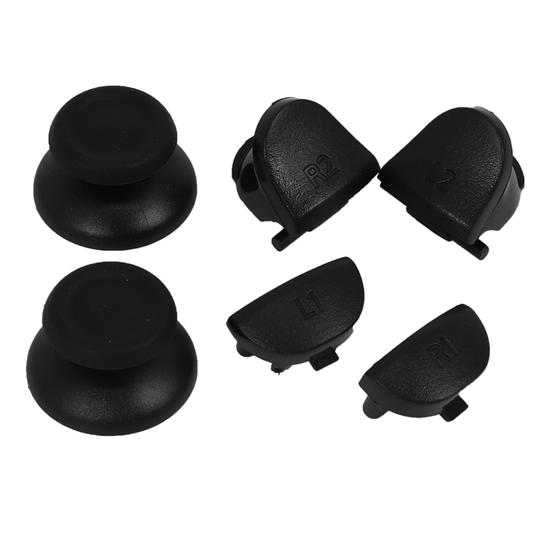 Các nút kích hoạt L1 R1 L2 R2 + 2 lò xo + 2 cần điều khiển ngón tay cái + 1 bộ cao su dẫn điện + Tua vít cho bộ điều khiển PS4 ( Phiên bản 1) Dualshock 4 Bộ phụ kiện