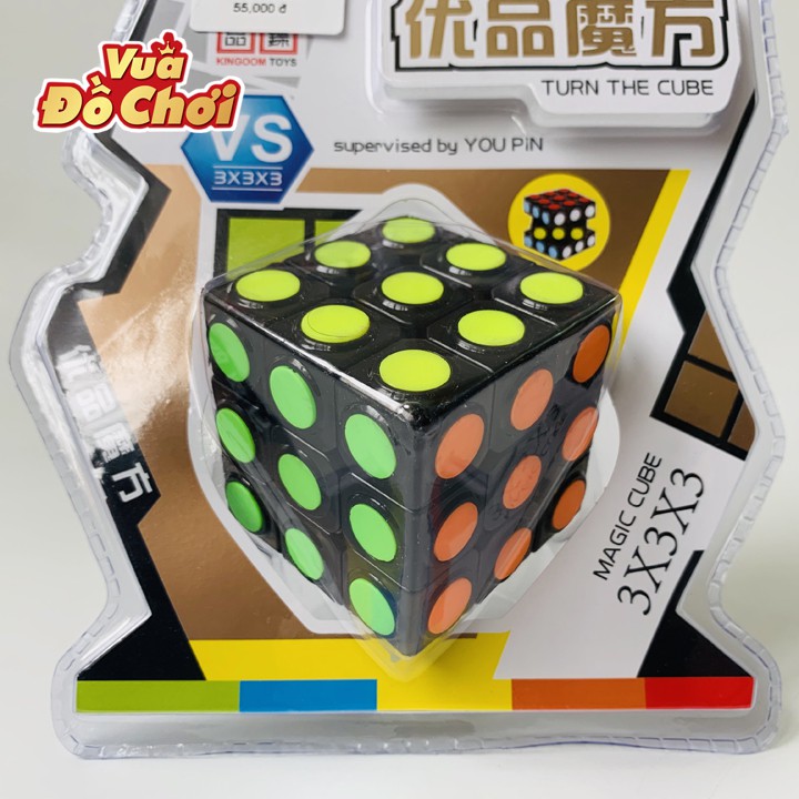 Rubic Nút 3x3 Cao Cấp