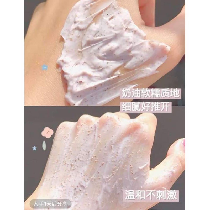 Tẩy tế bào chết đào Heyxi peach clear body scrub, tẩy da chết mặt tay chân body tẩy sạch sâu giúp da trắng sáng mịn màng