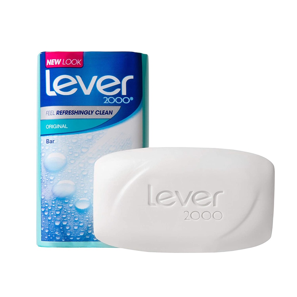 Xà phòng diệt khuẩn toàn thân & mặt Lever 2000 Bar Soap Refreshing Body Soap and Facial Cleanser Original 113g