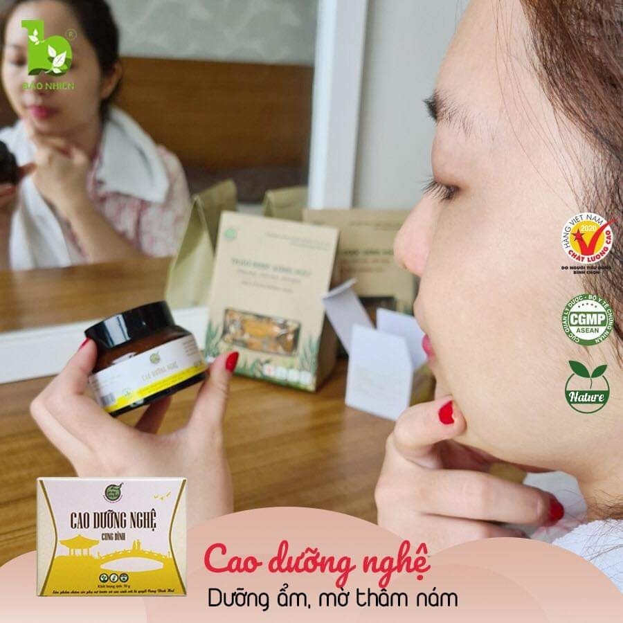 Bảo Nhiên - Cao dưỡng nghệ trắng hồng, mịn màng Cung Đình 50g