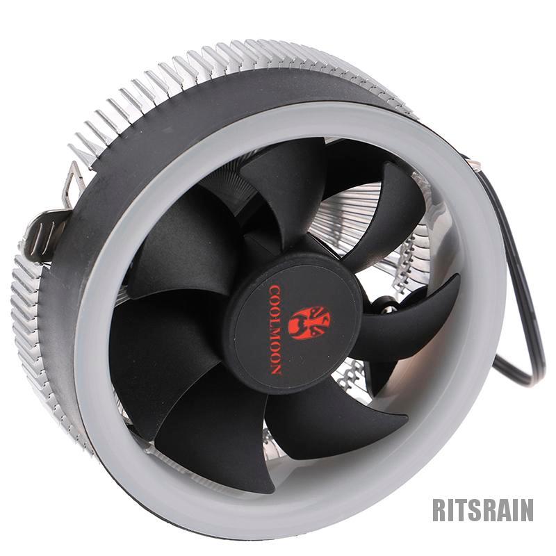 [COD]CPU Cooling Fan CPU Cooler LED Light For Intel 775/1150/1156 AMD AM2+/AM3/AM3+