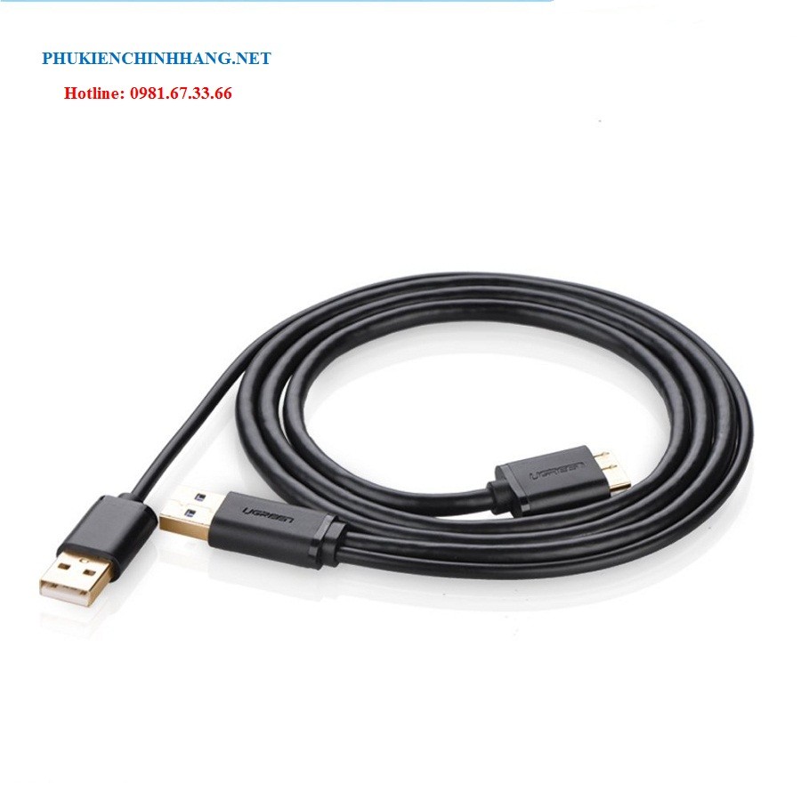 Cáp USB 3.0 sang Micro USB 1M hỗ trợ cổng USB nguồn UGREEN 10382