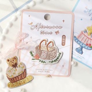Sticker vải patch vải dán phụ kiện gắn balo cặp túi dán trực tiếp không cần ủi