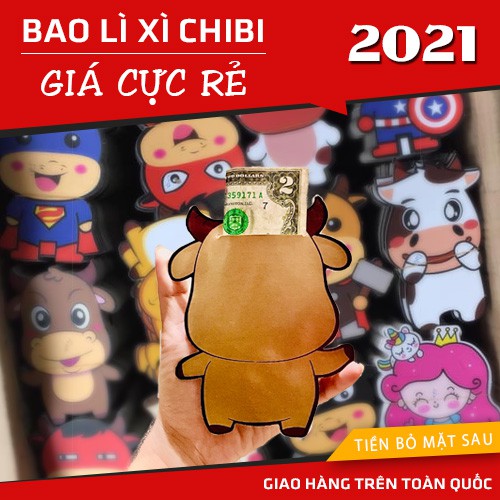 BAO LÌ XÌ CHIBI SIÊU RẺ SIÊU DỄ THƯƠNG