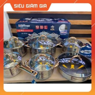 Bộ nồi inox hoffner thương hiệu đức