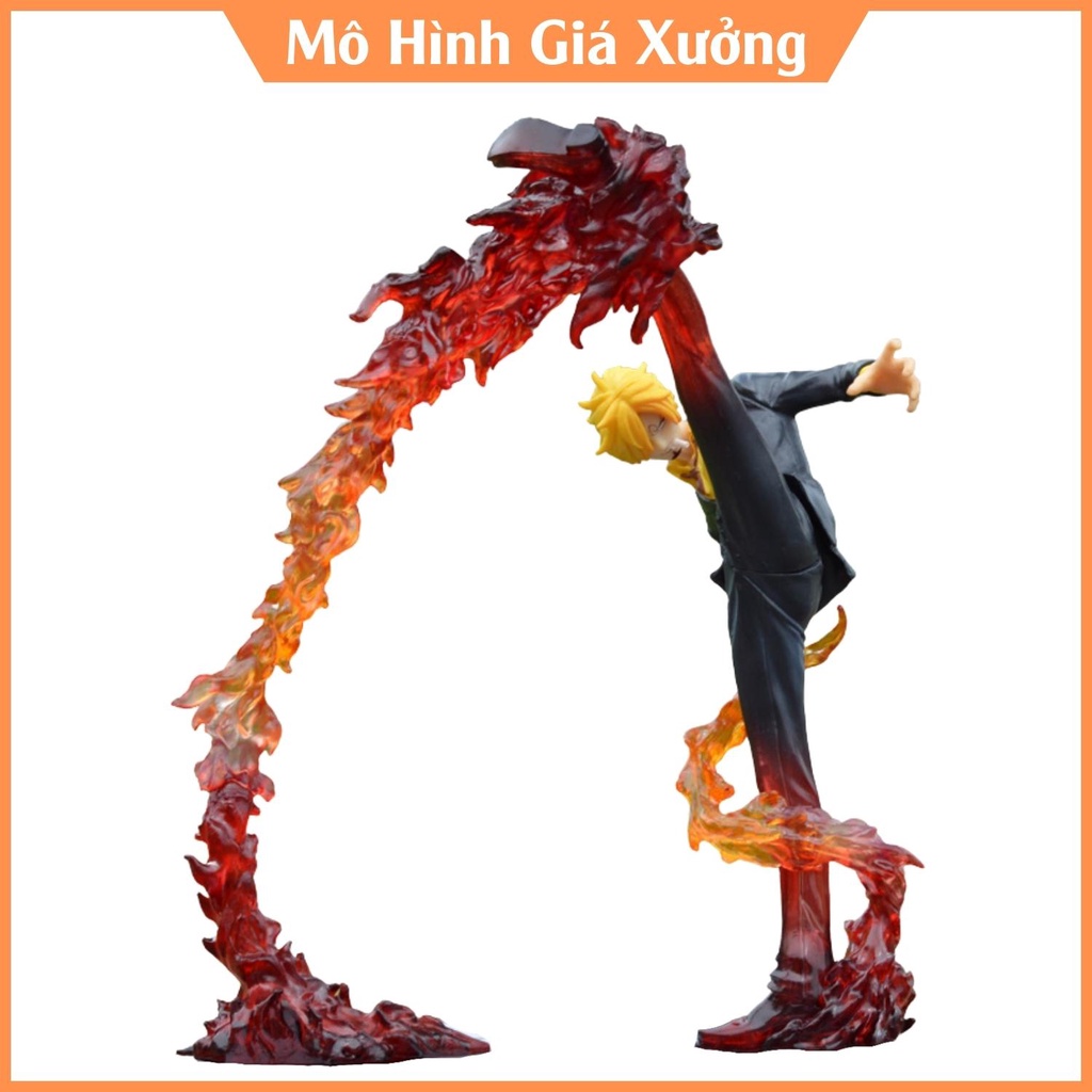 Mô hình One Piece Sanji F.zero hàng cao cấp siêu đẹp cao 18 cm hiệu ứng chiến đấu , figure mô hình one piece