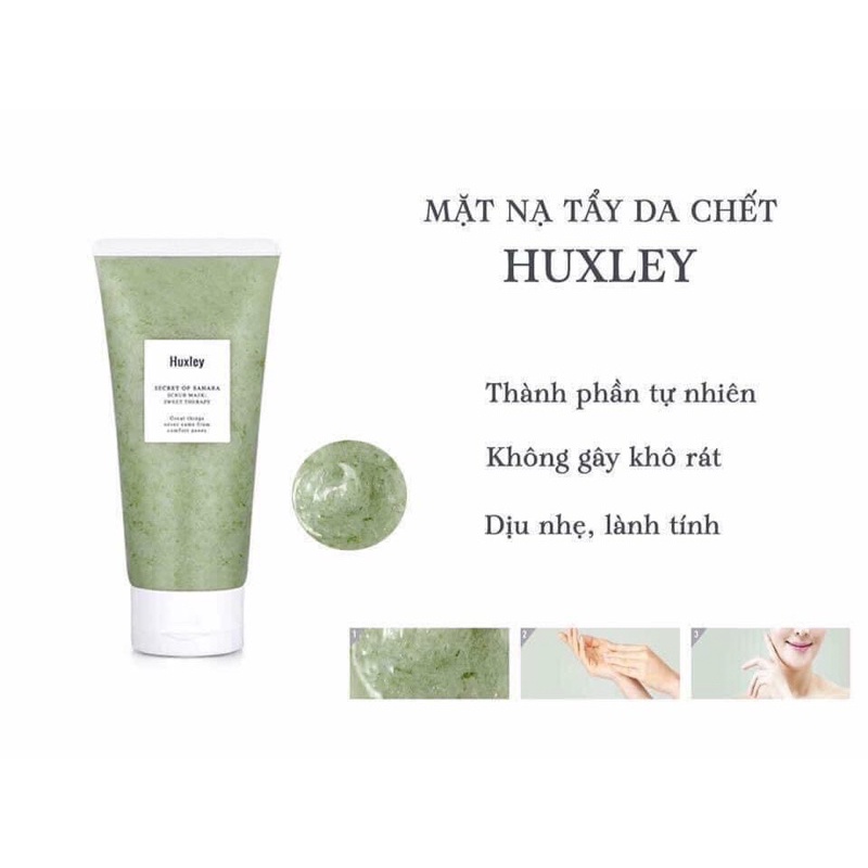 tẩy tế bào chết Huxley Scrub Mask Sweet Therapy [Chính hãng]