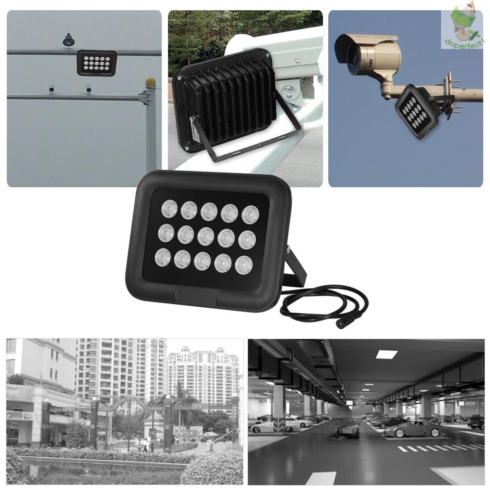 Bộ 15 Đèn Led Hồng Ngoại Góc Rộng Ir Chống Thấm Nước Cho Máy Quay An Ninh Cctv